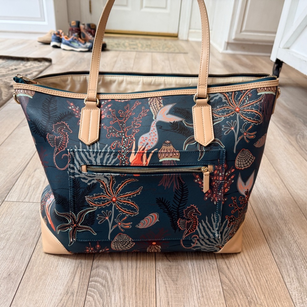 Spartina 449 Mystic Mermaid XL Tech Tote - Picture 2 of 9